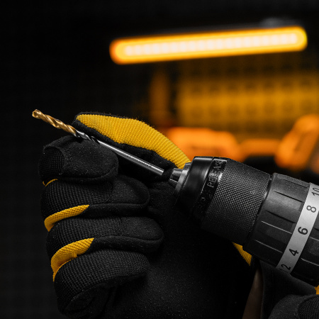 Сверло спиральное по металлу 4,5 x 80мм, Р6М5, Golden Tip, многогранная заточка Denzel