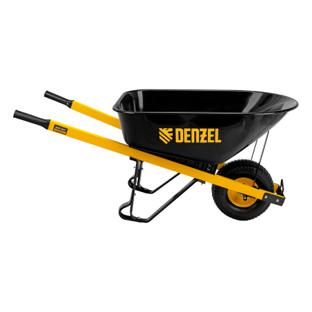 Тачка строительная, усиленная, объем 140 л, 230 кг, колесо 15х6.00-6 Denzel цена