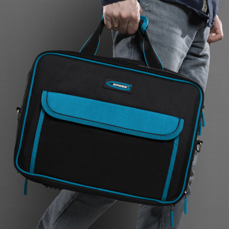 Сумка для инструмента Meister, 31 карман, отсек для ноутБука, наплечный ремень, 400 х 170 х 300 мм Gross цена