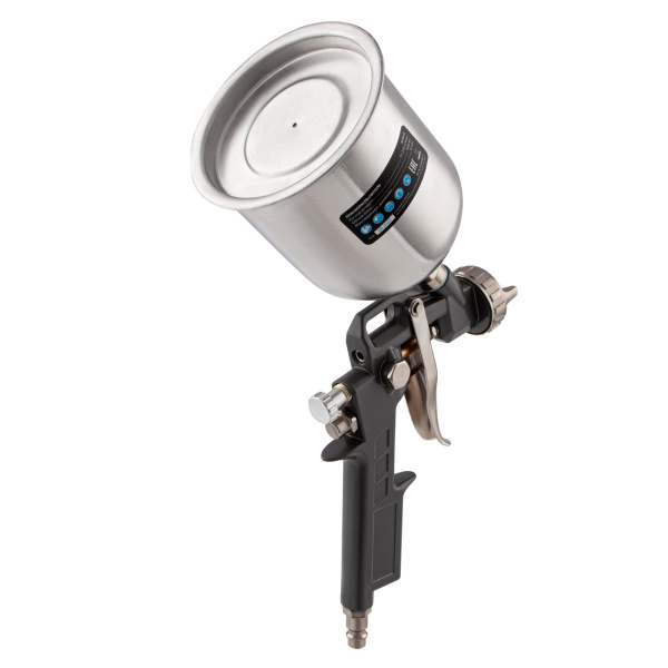 Краскораспылитель пневматический с верхним бачком V 0.6 л, сопло D 1.2, 1.5 и 1.8 мм Matrix цена