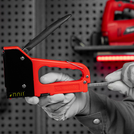 Скобы, 6 мм, для мебельного степлера, заостренные, тип 53, 1000 шт Matrix цена