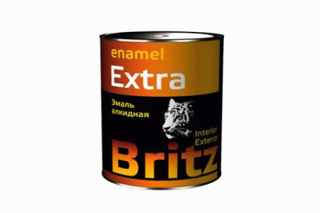 Алкидная эмаль ПФ-115 Britz Extra белая глянцевая 1,9кг