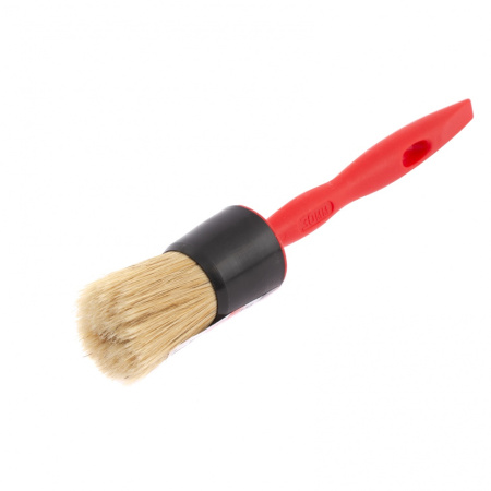 Кисть круглая №30, натуральная щетина, пластиковая ручка, Color line Matrix цена