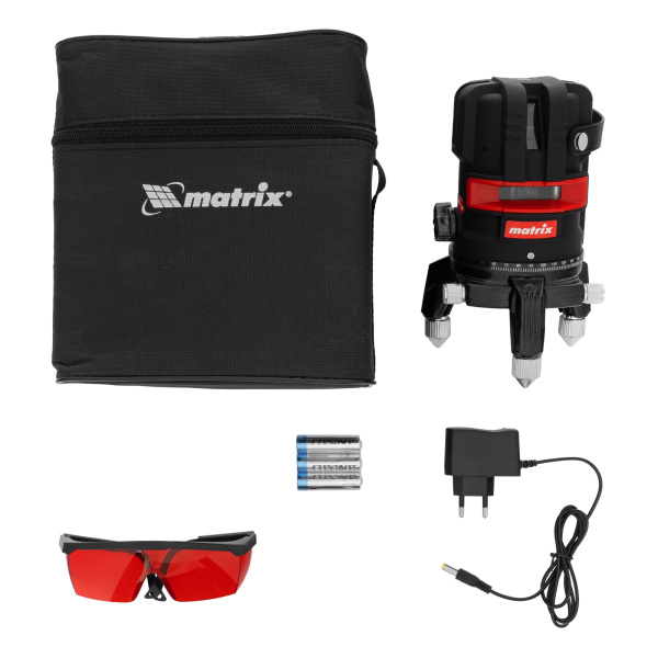 Лазерный уровень ML 05 Red, 20 м, 635 нм, резьба 5/8" Matrix цена