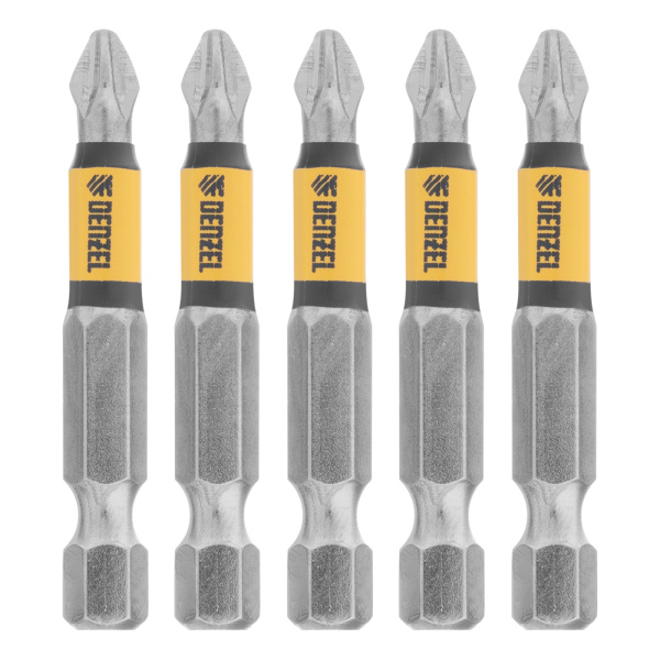 Набор бит, PH2x50, 5 шт. Denzel