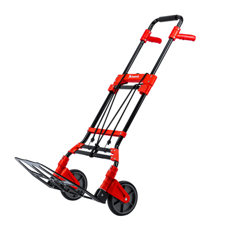 Тележка хозяйственная, складная, 2 колесная, грузоподъемность 150 кг Matrix цена