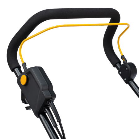 Газонокосилка электрическая GM-1800, 1800 Вт, шир. 38 см, 6 уров., травосб. 40 л. Denzel цена