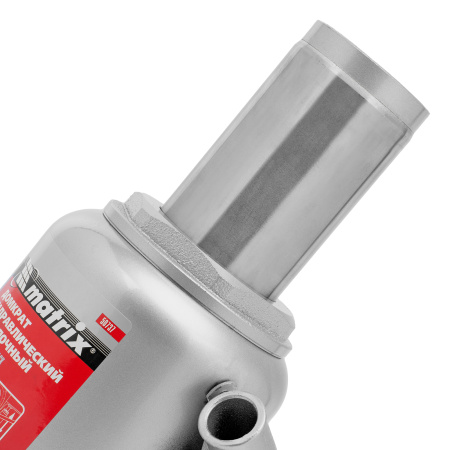 Домкрат гидравлический бутылочный, 50 т, высота подъема 240-370 мм Matrix цена