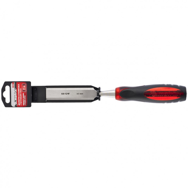 Долото-стамеска "Тигровый глаз", 22 мм, двухкомпонентная обрезиненная рукоятка Matrix цена