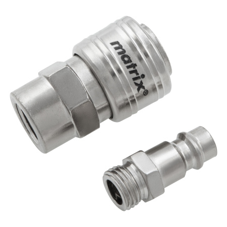 Набор переходников, быстросъемное соединение, резьбовое соед, 2 шт, внутр. D 1/4 Matrix цена