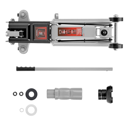 Домкрат гидравлический подкатной, 3 т, h подъема 150-530 мм Matrix цена