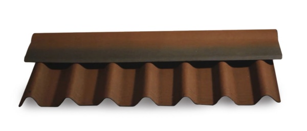 Элемент коньковый Ондулин цвет коричневый