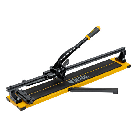 Плиткорез рельсовый 800х16мм, каретка на подш., стальная станина, усил. рукоятка-пенал Denzel цена