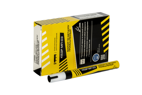 КЕДР Маркер по металлу промышленный КЕДР МП-03 (черный)
