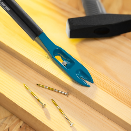 Лом-гвоздодер, обрезиненная рукоятка, 300 x 22 x 14мм Gross цена