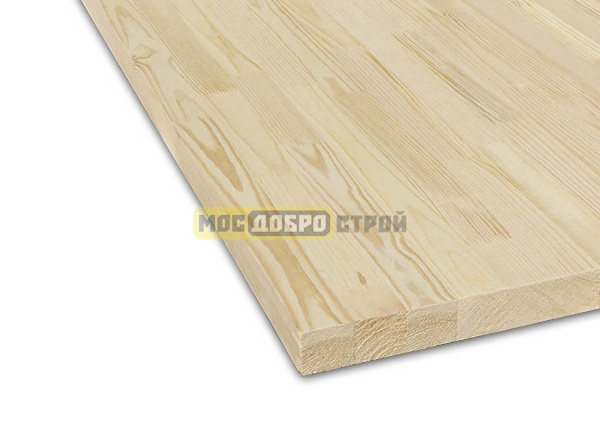 Мебельный щит 40х800х2500 мм Сосна АА Сращенный