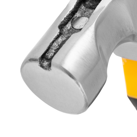 Молоток-гвоздодер мини, боек с магнитом, фибергласовая двухкомпонентная рукоятка, 9oz, 250г// Denzel