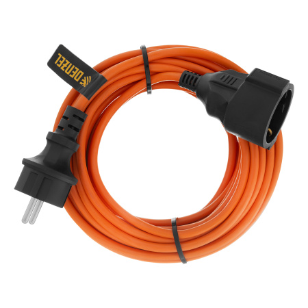 Удлинитель-шнур силовой Garden Series, ПВС, 10м, 1 розетка, 3 x 1 мм, Denzel цена