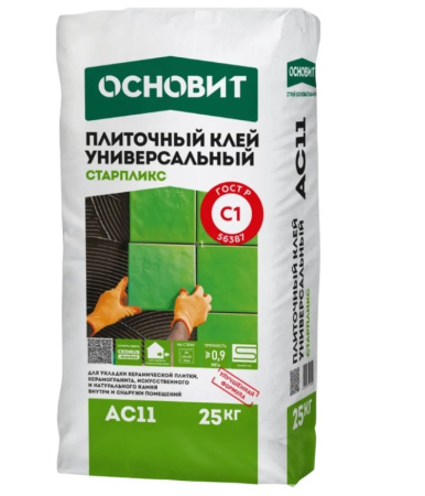Клей плиточный Основит Старпликс AC11 25 кг