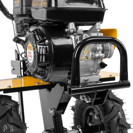 Мотоблок DPT-270, 7 л.с., ремен.сцеп, шир 85 см, глуб 35 см,фрез 3х4,ШОМ,скор 2В/1Н,кол 8" Denzel