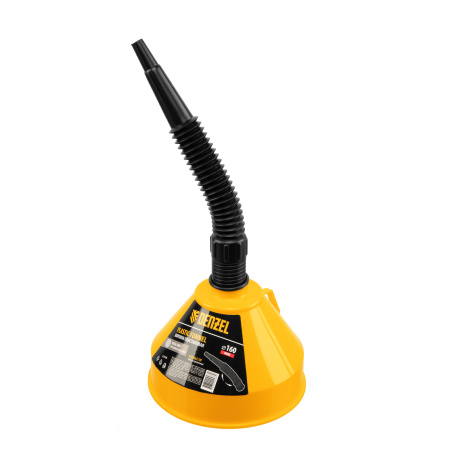 Воронка пластиковая 160 мм с металлическим ситом и гибким наконечником Denzel цена