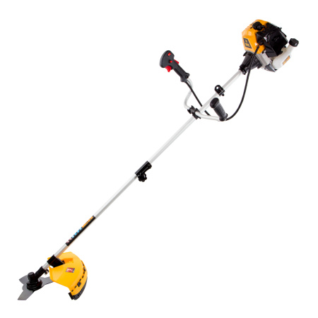 Триммер бензиновый DR-43S, 43 см3, разъемная штанга, состоит из 2 частей Denzel цена