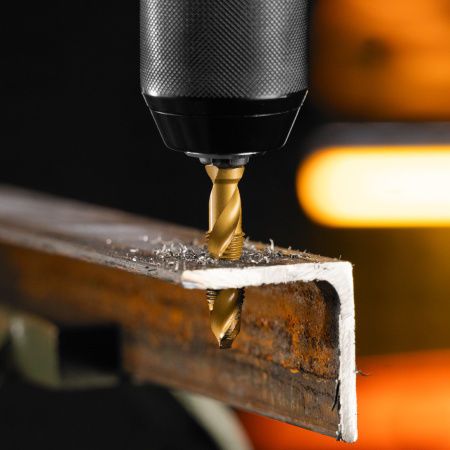 Сверло-метчик М10 х 1,25 мм, Р6М5// Denzel