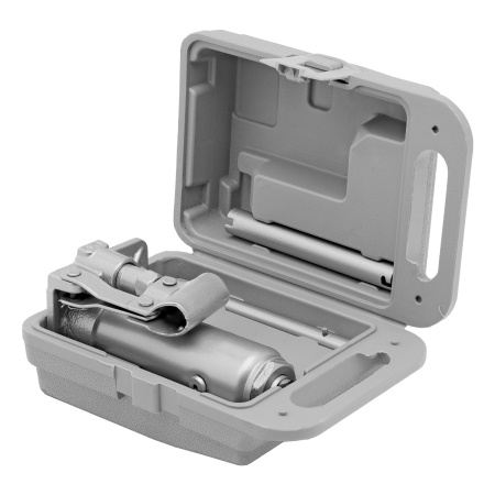 Домкрат гидравлический бутылочный, 2 т, h подъема 181-345 мм, в пластиковом кейсе Matrix цена