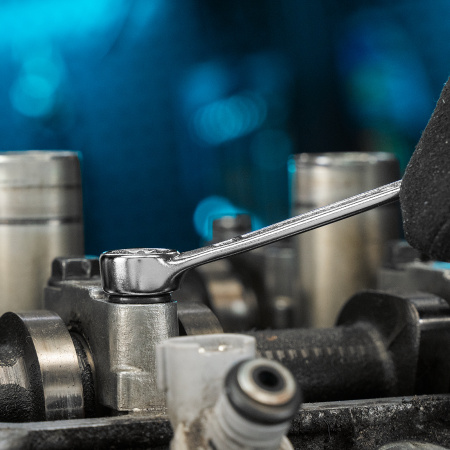 Набор ключей комбинированных 8-19 мм, 8 шт, CrV, холодный штамп Gross