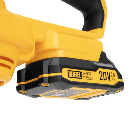 Воздуходувка аккумуляторная, AB-500, 60 м/с, 500 м3/ч, Li-Ion, 20 В Denzel цена