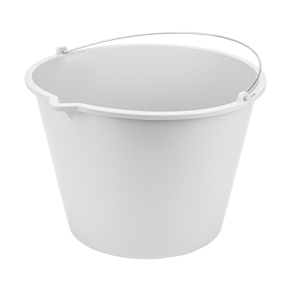 Ведро строительное пластмассовое 20 л, с носиком, эластичное Matrix