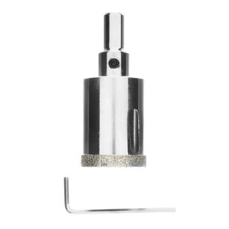 Сверло алмазное по керамограниту, 30 х 67 мм, трехгранный хвостовик Matrix