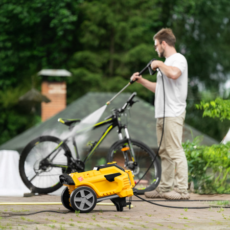 Моечная машина высокого давления K 90 Power, 3100 Вт, 220 бар, 600 л/ч, асинх. двиг.// Denzel