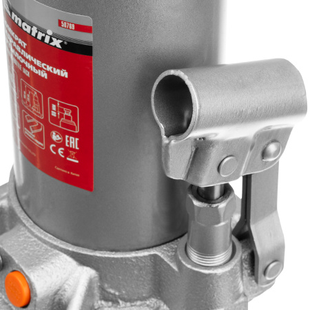 Домкрат гидравлический бутылочный, 16 т, h подъема 230-460 мм Matrix цена