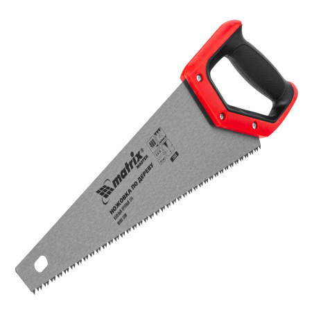 Ножовка по дереву, 400 мм, зуб 2D, каленый крупный зуб 5-6 TPI, двухкомпонентная рукоятка Matrix цена