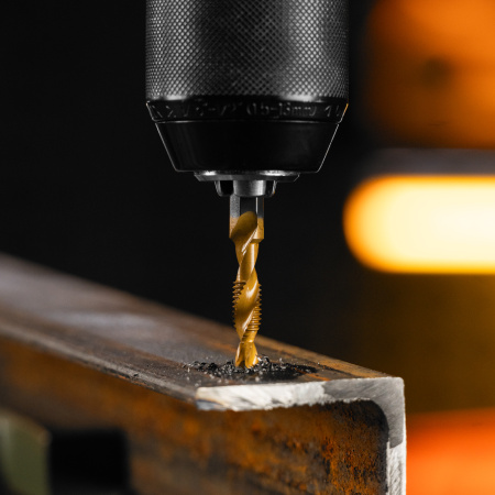 Сверло-метчик М6 х 1,0 мм, Р6М5// Denzel