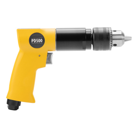 Пневматическая дрель PD500, 500 об/мин, 114 л/мин, 13 мм Denzel цена