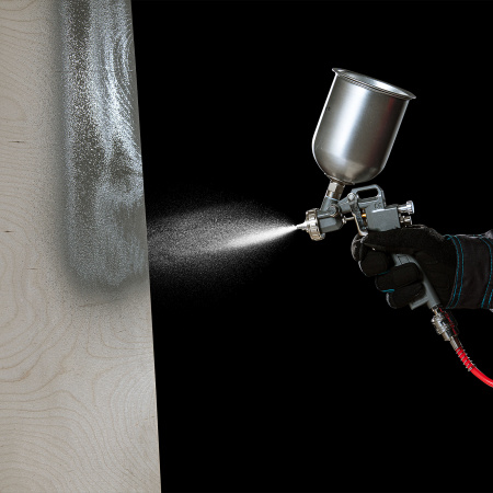 Краскораспылитель пневматический с верхним бачком V 0.6 л, сопло D 1.2, 1.5 и 1.8 мм Matrix цена
