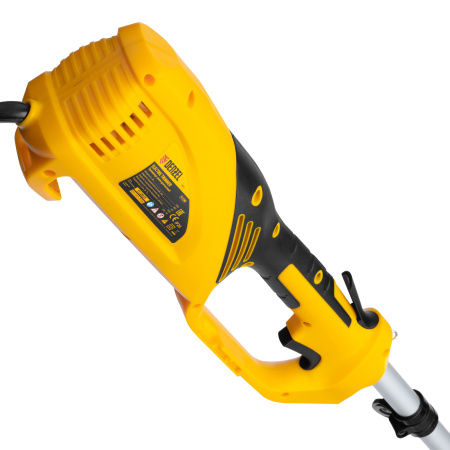 Триммер электрический TE-1200, 1200 Вт, 380 мм, катушка + диск, разборная штанга Denzel цена