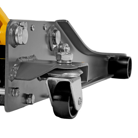 Домкрат гидравлический подкатной, 3 т, 75-500 мм, быстрый подъем, низкий подхват, проф. Denzel цена