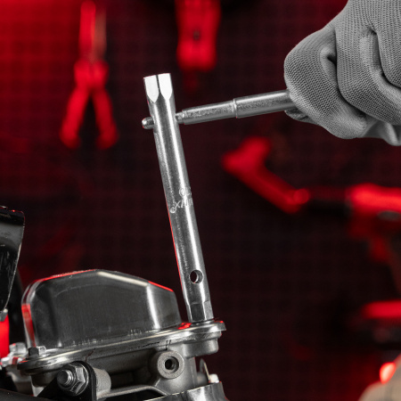 Ключ трубчатый торцевой 8 х 10 мм, оцинкованный Matrix