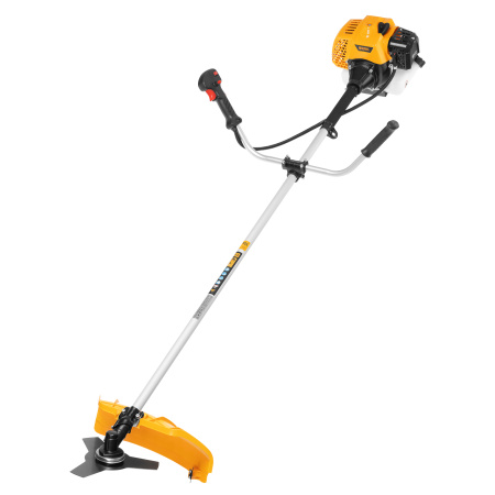 Триммер бензиновый DTS-52, 52 см3, неразъемная штанга, состоит из 2 частей Denzel цена