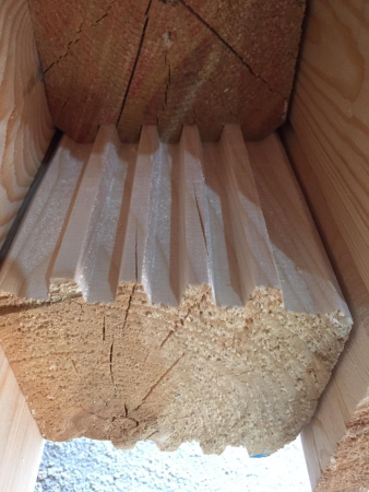 Брус профилированный 100х150х6000 Хвоя (90х140)