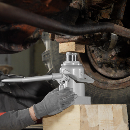 Домкрат гидравлический бутылочный, 25 т, высота подъема 230-360 мм Matrix цена