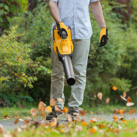 Воздуходувка аккумуляторная RB180-36, Li-ion, 36 В, 4 Ач, 180 км/ч, 820 м3/ч Denzel цена