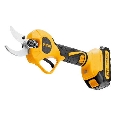 Секатор аккумуляторный, бесщет., CP-40BL, Li-Ion, 20 В, лезвия SK5 Denzel цена