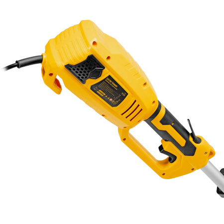 Триммер электрический TE-1220, 1200 Вт, 380 мм, катушка, диск, разборная штанга Denzel цена