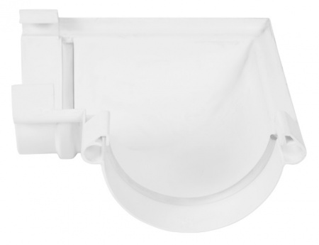 Угол желоба универсальный на 90° цвет белый