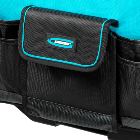 Сумка для инструмента, 460х240х340мм, выдвижная рукоятка, колеса Gross цена