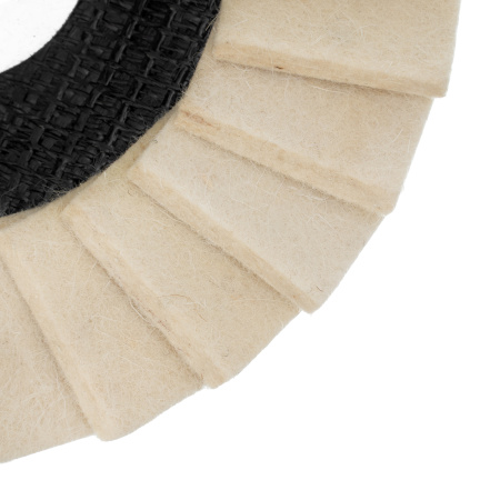 Круг полировальный лепестковый из натурального войлока 125 х 22.2 мм Matrix